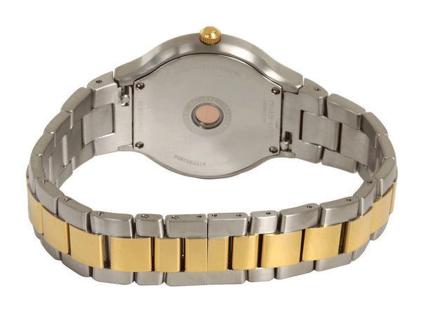 Small Round Two-tone Gold Plated Watch